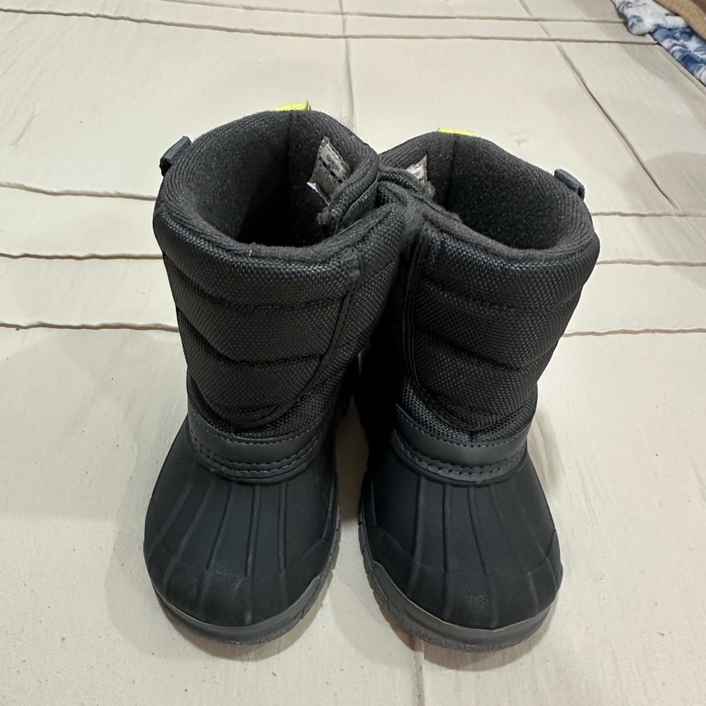 Kids Black Winter Boots